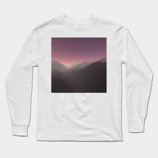 Sunset Mountain Long Sleeve T-Shirt